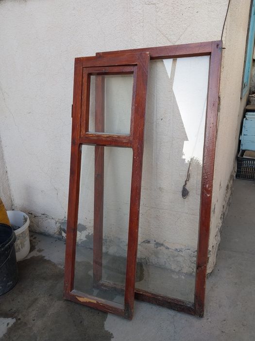 Деревянное окно без откос