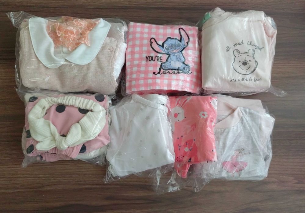 Бебешки дрехи за момиче 6-9м -7комплекта