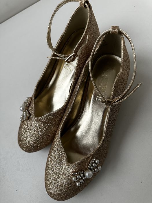 Туфельки для девочки MONSOON, размер 33–34