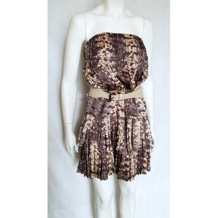 fusta Isabel Marant H&M, matase naturala, 38 / S, bohemian