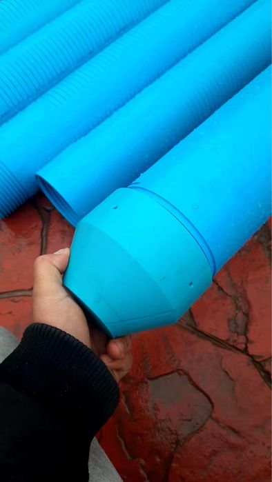 Țeavă albastra pe filet pentru foraje puțuri