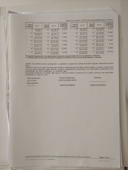 Teren Intravilan suprafața 1646mp