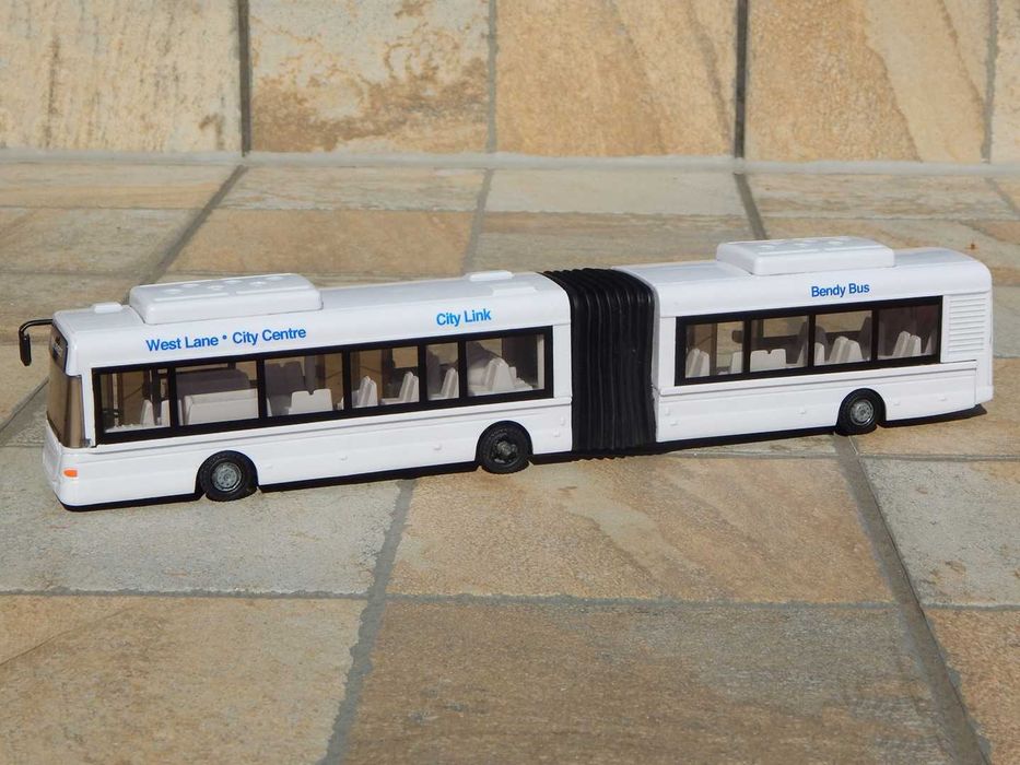Jucarie autobuz articulat 40 cm cu defect