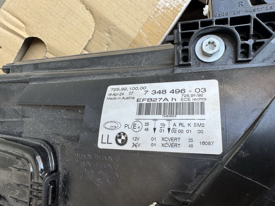 Far dreapta full led adaptiv Bmw Seria 7 F01 F02 LCI NOU OEM 7348496-03