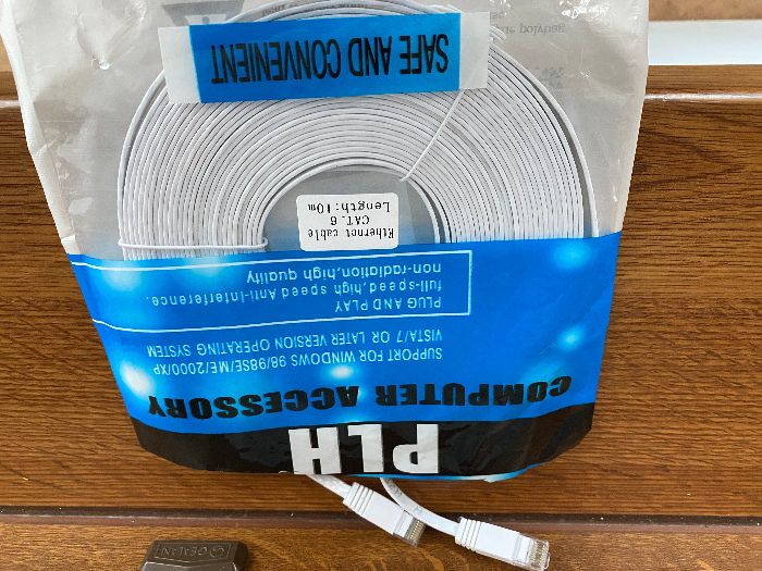 Vand cablu ftp 10m plat-flat