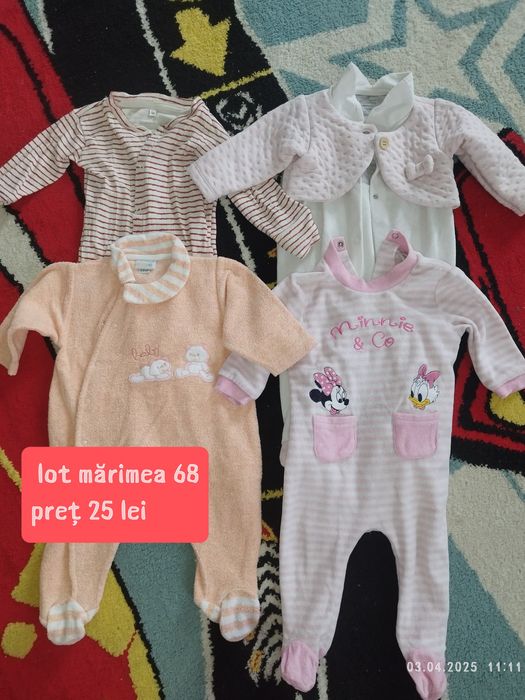 Lot bebe fetița  68