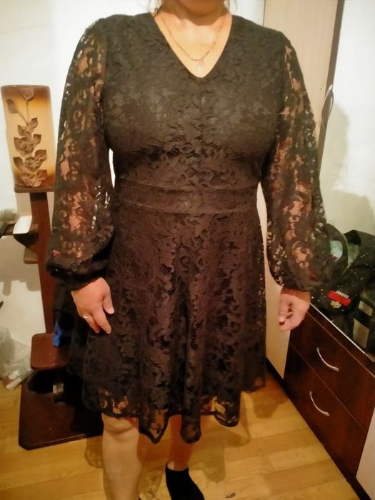 Платье гипюровое размер   XL