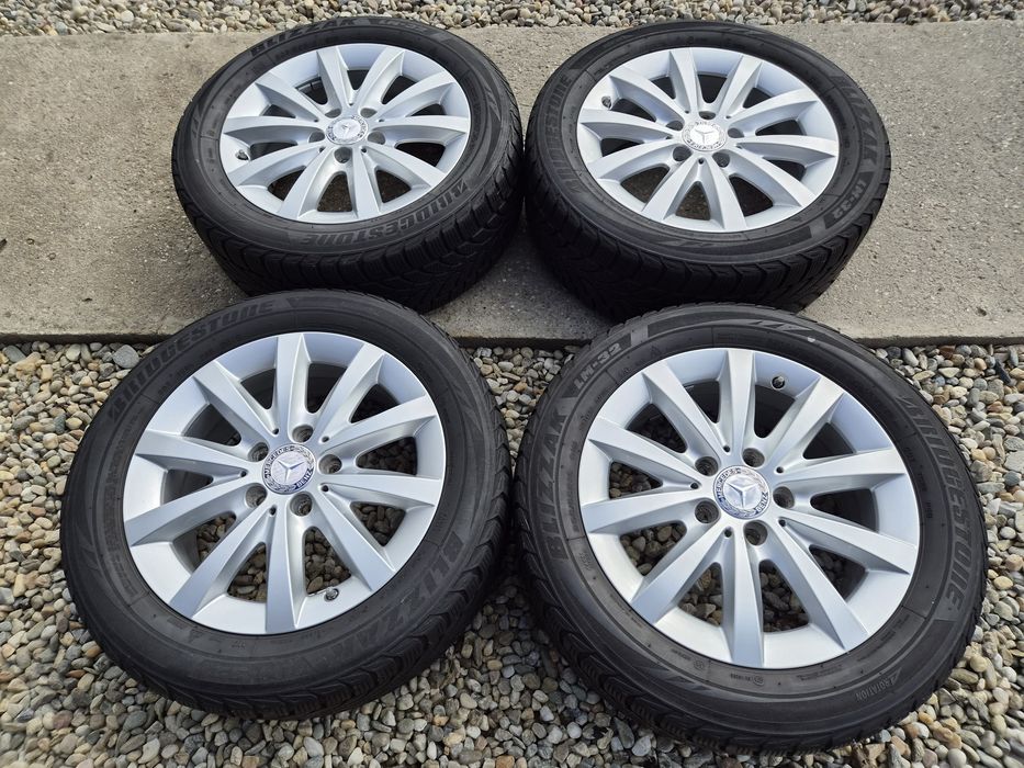 Roti/Jante Mercedes A B Class W246 W242 anvelope iarna 205 55 16