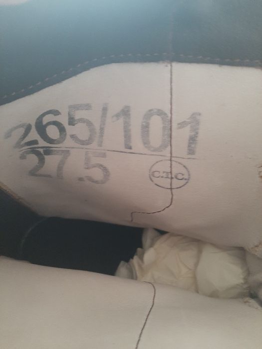 Bocanci piele, maro.