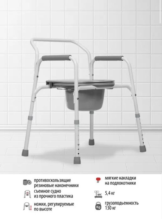 Продам Кресло Туалет для Инвалидов