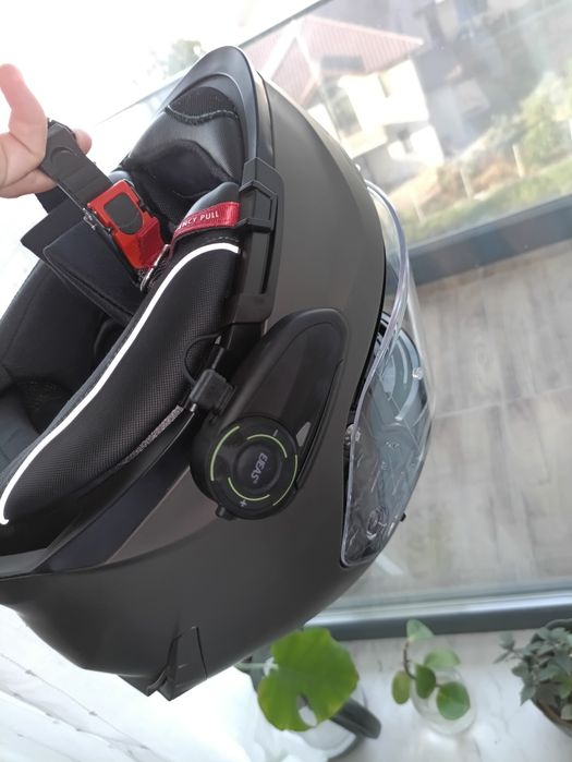 Casca moto NOS NS10 xs 1600g cu intercom Ejeas Q8 si Pinlock cadou