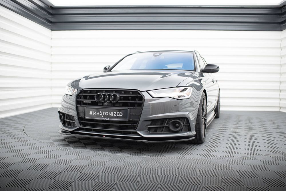 Спойлер за предна броня Maxton design за Audi A6/S6 C7 (2014-2017)