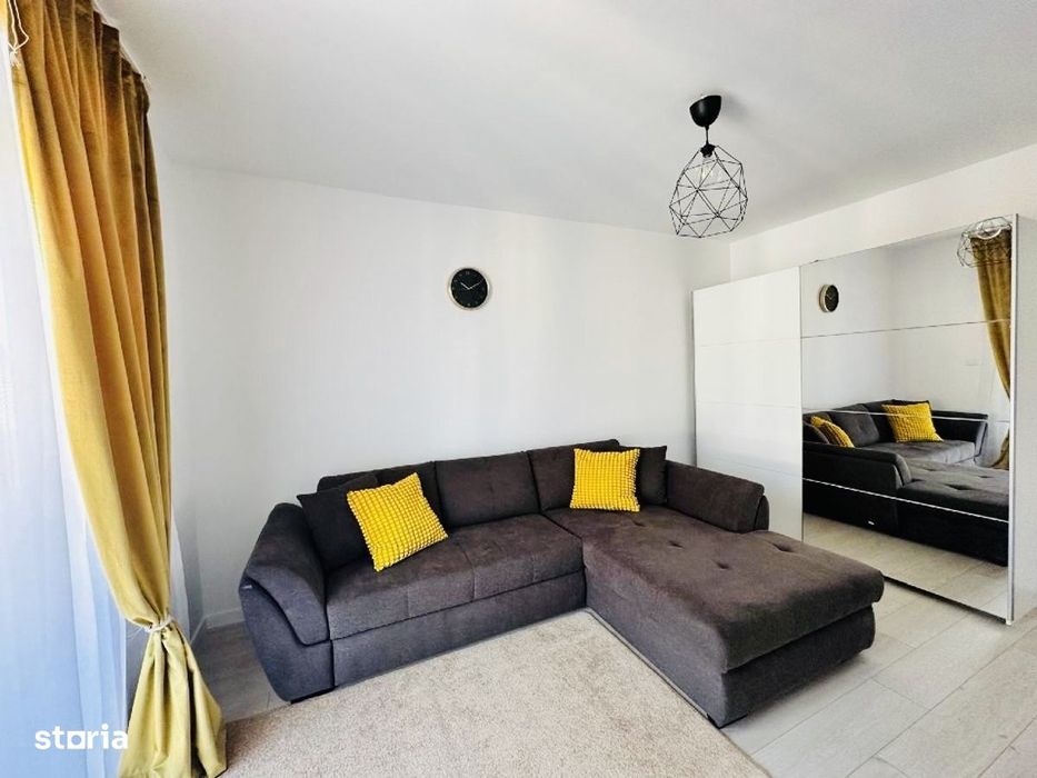 Apartament 1 camera, decomandat, 35mp utili, mobilat modern in Giroc