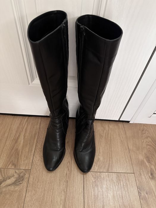 Vand cizme piele negre lungi 39