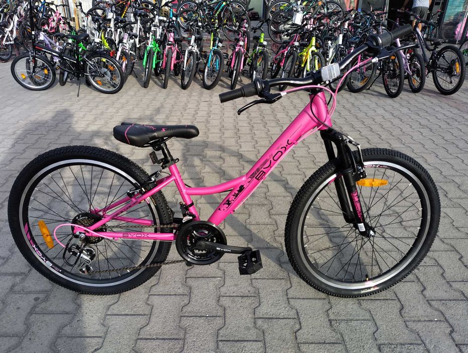 BYOX Велосипед 24" PRINCESS розов