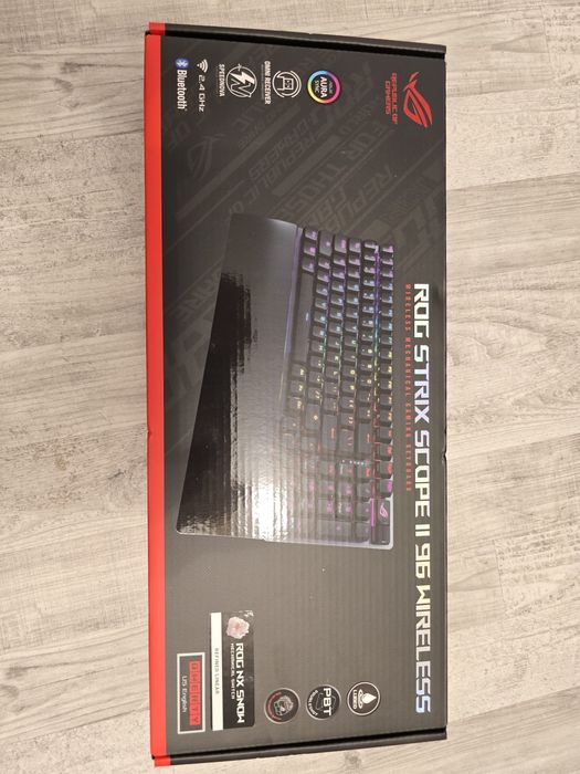 Tastatura mecanica ASUS ROG Strix Scope II 96 Wireless, garantie