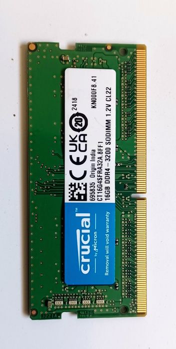 16GB ddr4 laptop CRUCIAL = performanță și fiabilitate