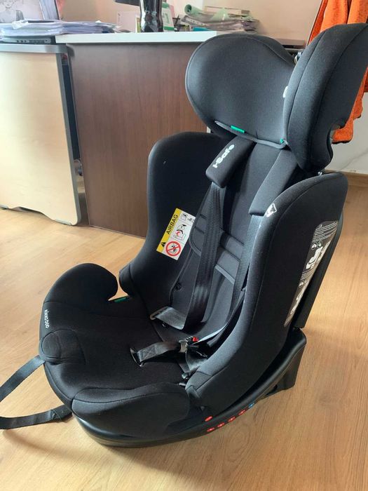 Стол за кола KIKKA BOO I-SIZE I-SAFE 360° ISOFIX (40-150 см) DARK GREY