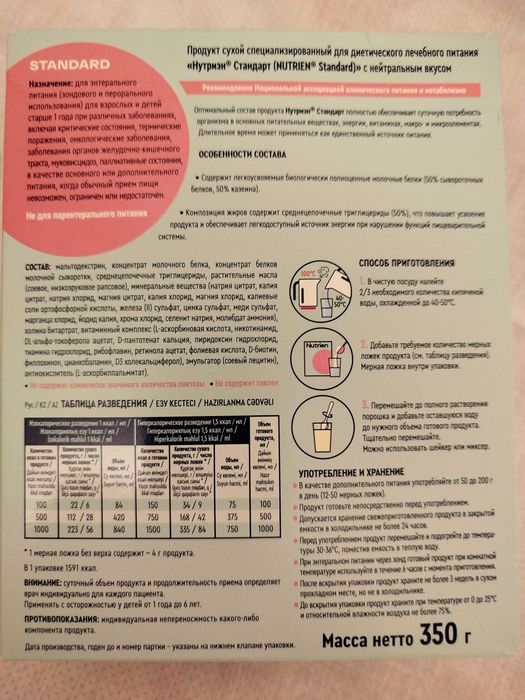 Лечебное питание NUTRIEN