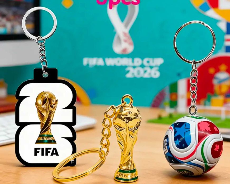 Световно 2026 Ключодържатели FIFA WORLD CUP 26 ново Фенски стоки