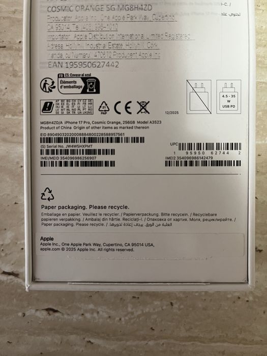 Iphone 17 Pro Orange