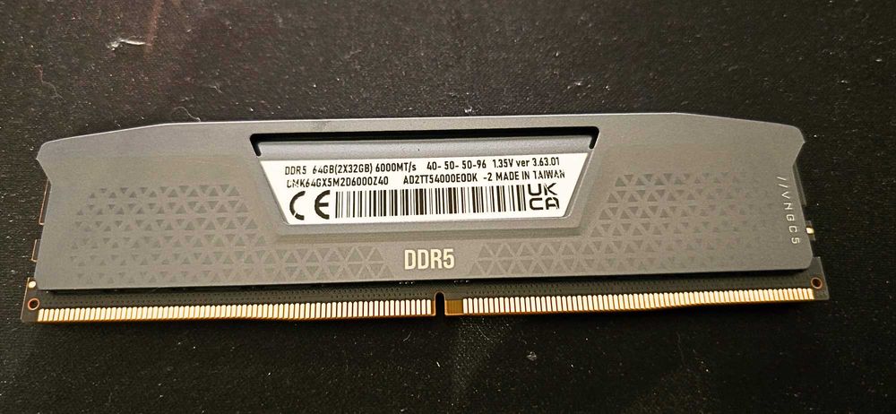 Corsair Vengeance DDR5 32GB 6000MT/s | НОВА с ГАРАНЦИЯ | Топ Скорост