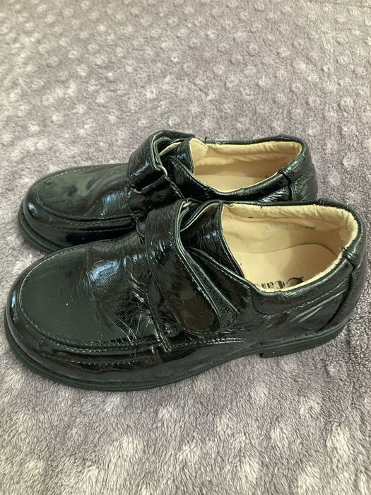 Туфли черные для мальчика, р 28