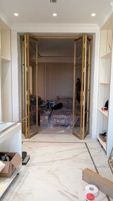 Раздвижные перегородки и двери в стиле лофт