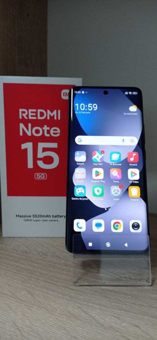 Telefon Xiaomi Redmi Note 15 256 GB Black - Cod 122309