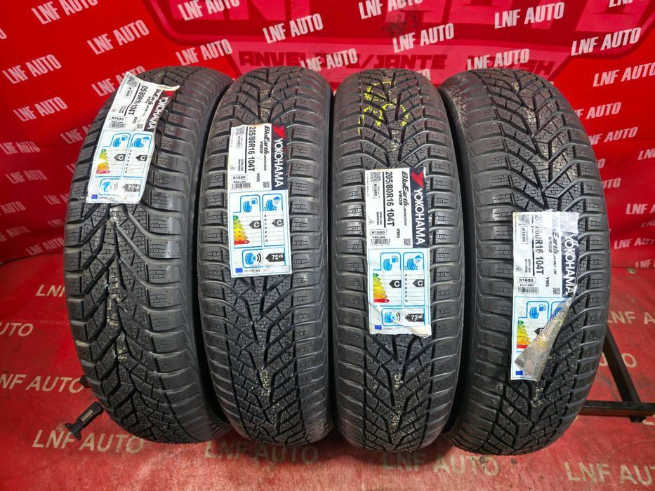 4 Anvelope M+S IARNA  - 205/80/16 - YOKOHAMA - SUV 4x4 - NOU - DOT 2018 ! SUPER PRET !