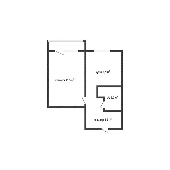 1-комнатная, район ГАИ- Емшан