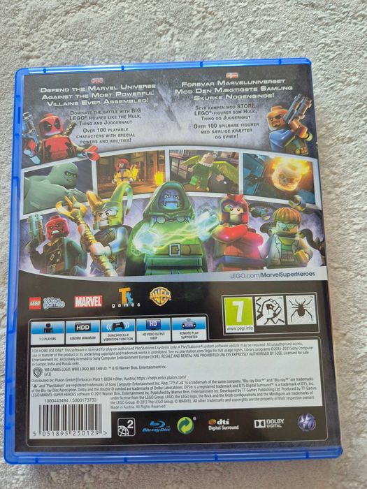Lego marvel ps 4 игра