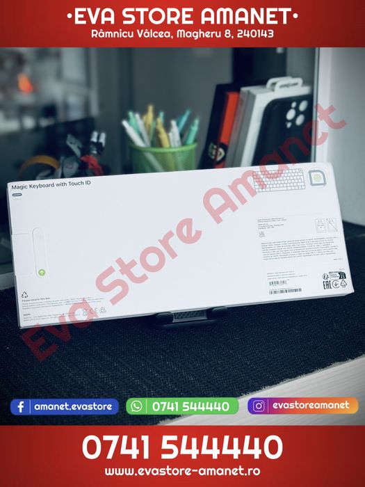 Bundle Apple Magic Mouse + Apple Magic Keyvoard cu Touch ID