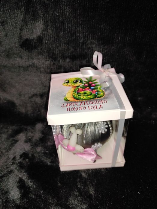 Ёлочная игрушка котик
