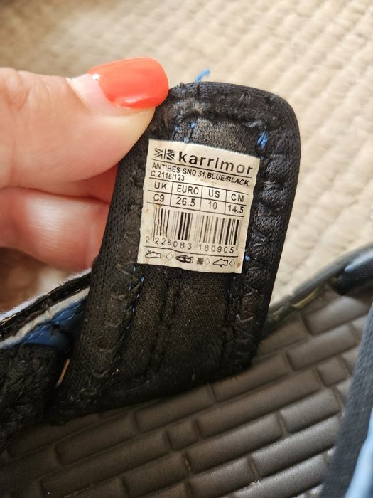 Детски сандали karrimor  26.5 и 28