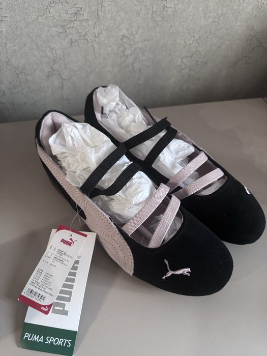 Балетки Puma Speedcat розово-чёрные