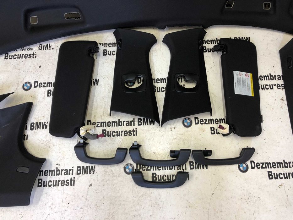 Plafon interior complet negru BMW Seria 5 F10