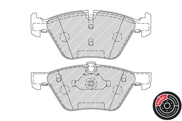 Set plăcuțe frana fata BMW e61 seria5