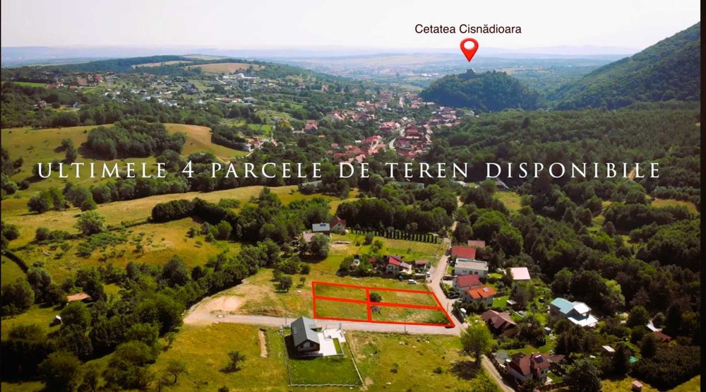 Teren constructii cu PUZ si utilitati \ Cisnadioara \ Sibiu