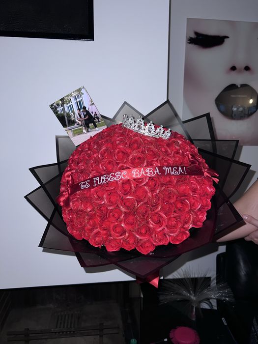 Buchet trandafiri din sapun