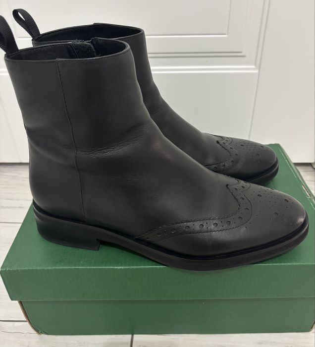 Продам кожаные зимние сапоги