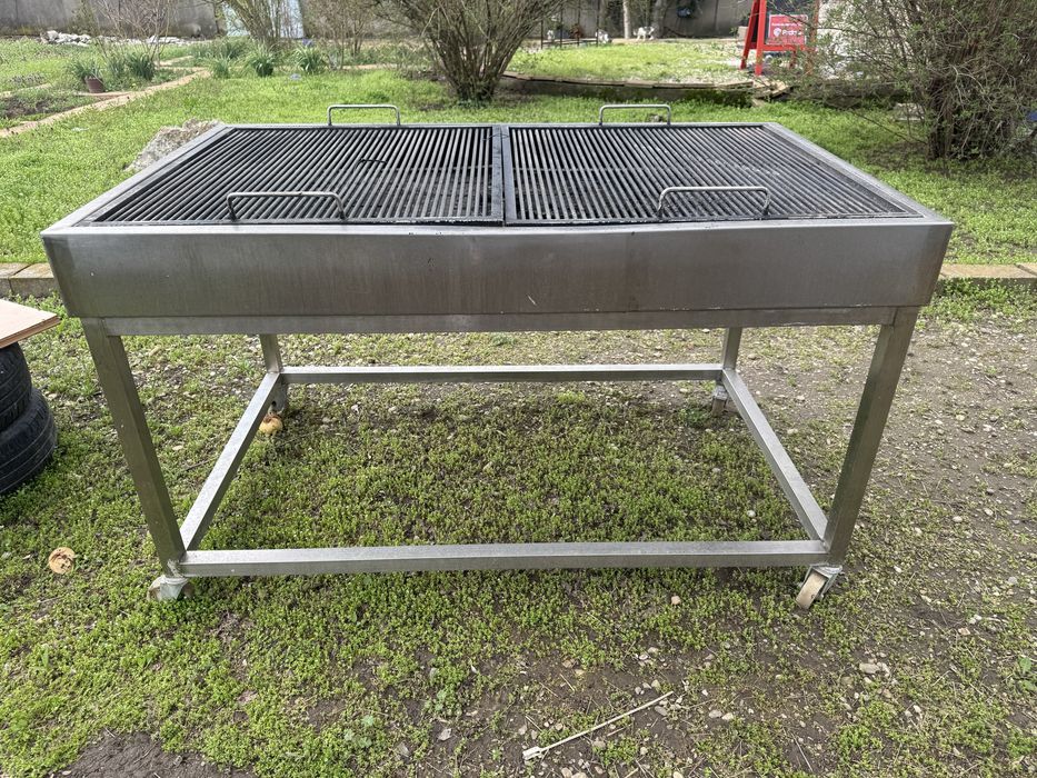Mobilier de bucătărie din oțel inoxidabil & grătar mare Full Inox