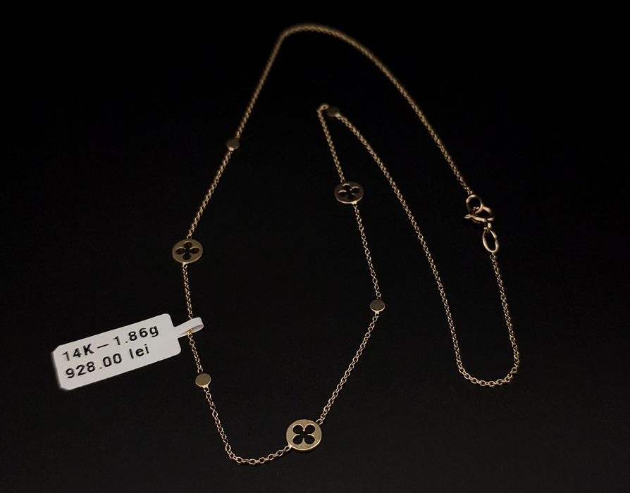 Bijuteria Royal lant din aur 14k 1.86 gr
