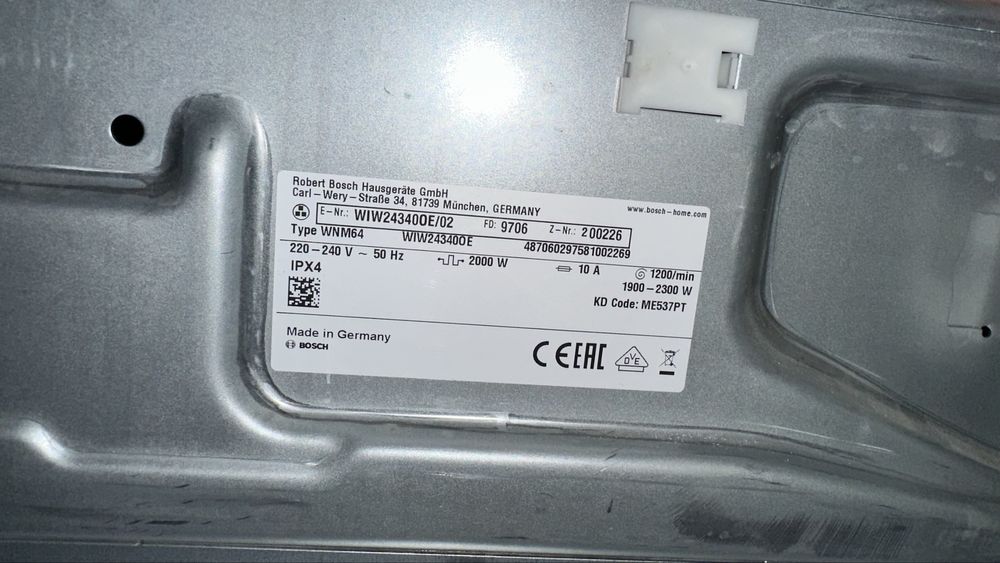 Стиральная машина bosch