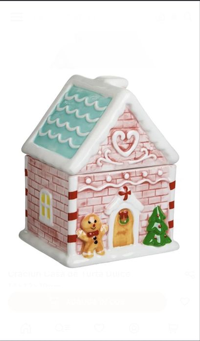 Recipiente ceramica biscuiti si fursecuri