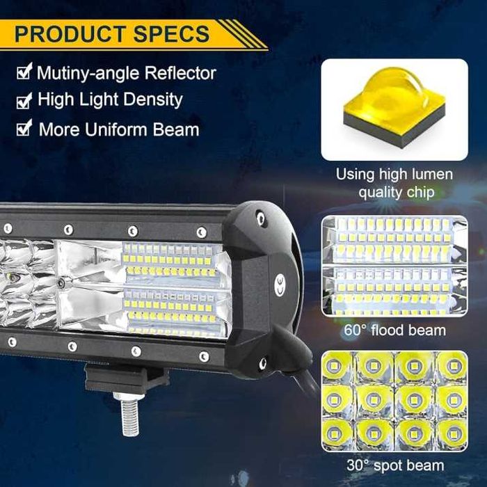 Диодеден лед бар /  LED BAR 31СМ 180W