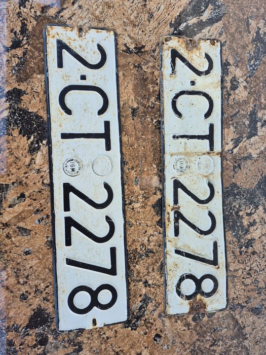 Vând numere inmatriculare vechi perioada comunista