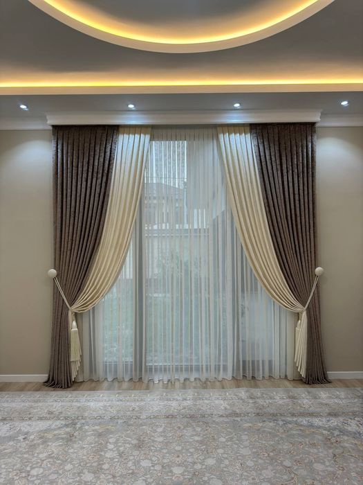 PARDA tikamiz so'nggi uslubdagi elita pardalar va dasturxonlar