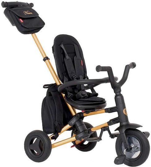 Bicicleta  tricicleta ultra pliabilă  Q Play Nova  cu mâner pentru părinți