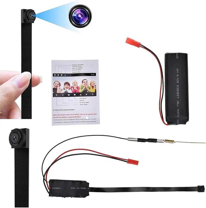 Mini cameră spion cu slot micro SD, WiFi